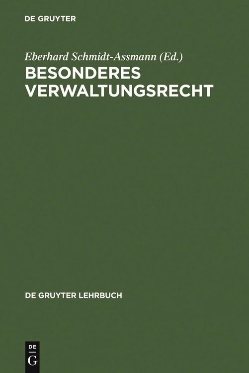 Produktbild: Besonderes Verwaltungsrecht