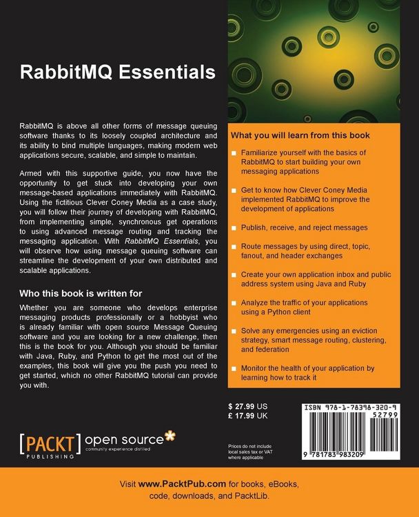 Produktbild: Rabbitmq Essentials