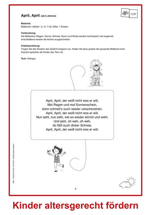 Produktbild: Kita aktiv Projektmappe Wetter