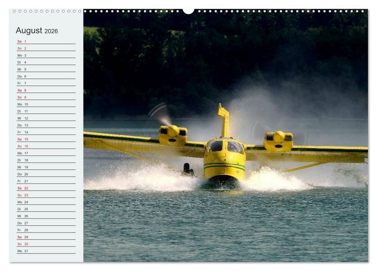 Produktbild: Faszination Wasserflugzeuge (hochwertiger Premium Wandkalender 2026 DIN A2 quer), Kunstdruck in Hochglanz
