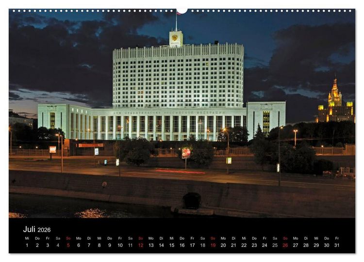 Produktbild: Moskau (hochwertiger Premium Wandkalender 2026 DIN A2 quer), Kunstdruck in Hochglanz