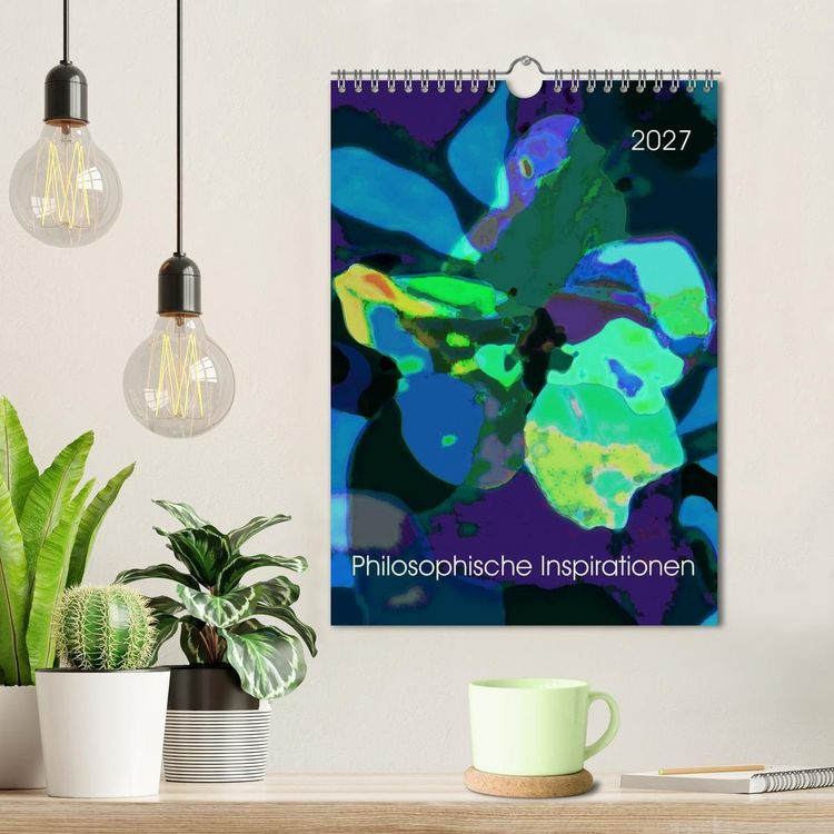 Produktbild: Philosophische Inspirationen Wandkalender 2027 (Wandkalender 2027 DIN A4 hoch), CALVENDO Monatskalender