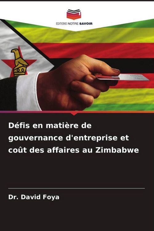 Produktbild: D&eacute;fis en mati&egrave;re de gouvernance d'entreprise et co&ucirc;t des affaires au Zimbabwe