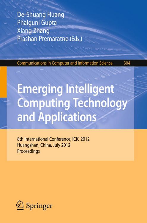 Produktbild: Emerging Intelligent Computing Technology and Applications