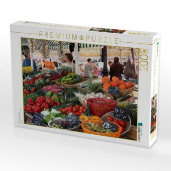 Produktbild: CALVENDO Puzzle Nizza auf dem Markt | 2000 Teile Lege-Gr&ouml;&szlig;e 90x67cm Foto-Puzzle f&uuml;r gl&uuml;ckliche Stunden