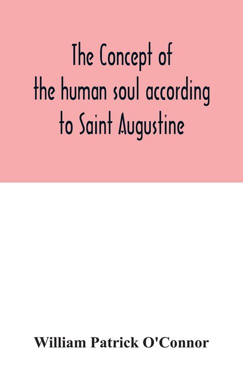 Produktbild: The concept of the human soul according to Saint Augustine