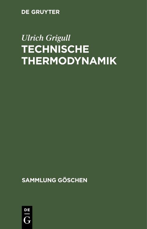 Produktbild: Technische Thermodynamik
