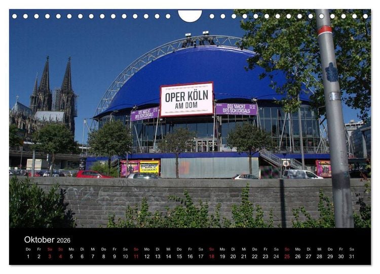 Produktbild: K&Ouml;LN-Kalender (Wandkalender 2026 DIN A4 quer), CALVENDO Monatskalender