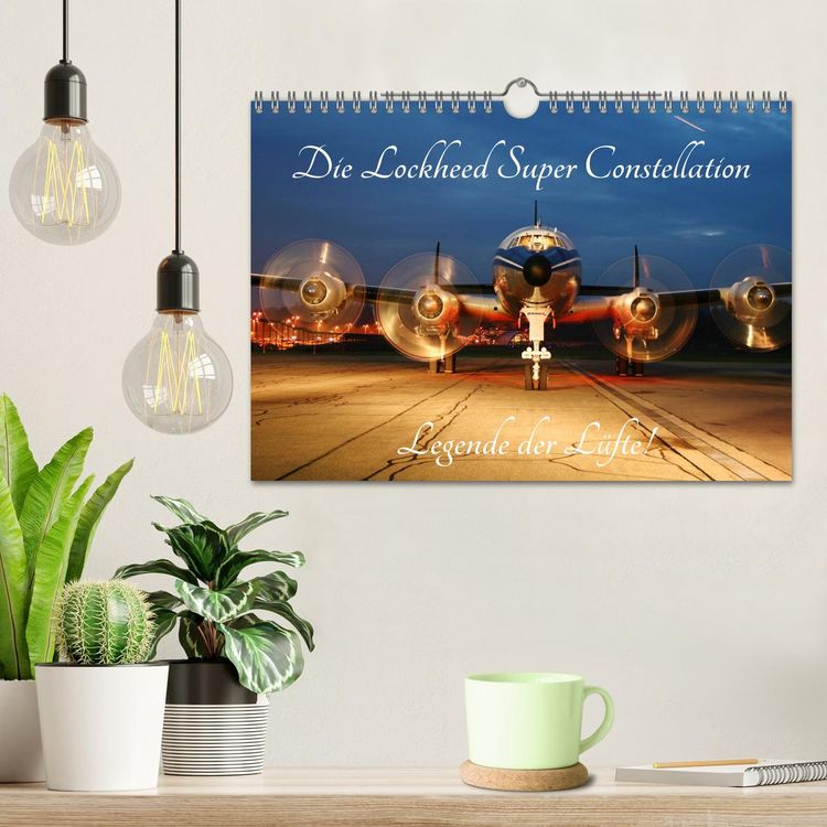 Produktbild: Lockheed Super Constellation - Legende der L&uuml;fte (Wandkalender 2026 DIN A4 quer), CALVENDO Monatskalender