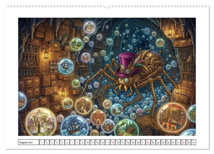 Produktbild: Surreale Traumzufluchten (Wandkalender 2027 DIN A2 quer), CALVENDO Monatskalender