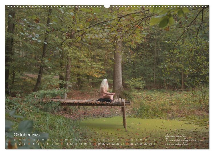Produktbild: HAIKU AM TEICH (hochwertiger Premium Wandkalender 2026 DIN A2 quer), Kunstdruck in Hochglanz