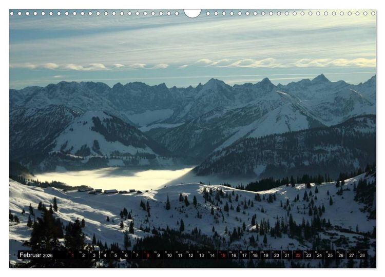 Produktbild: DIE ALPEN - Weitblicke (Wandkalender 2026 DIN A3 quer), CALVENDO Monatskalender