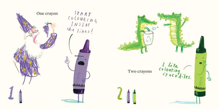 Produktbild: The Crayons' Book of Numbers