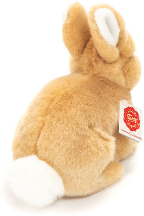 Teddy Hermann Hase Sitzend 20 Cm – Kuscheltier Aus Recyceltem Material, Super Weich
