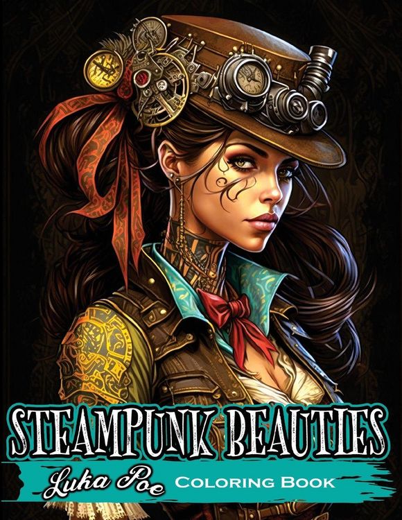 Produktbild: Coloring Book for Adults Steampunk