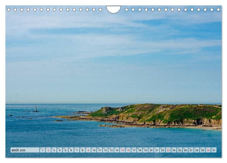 Produktbild: Normandie, la c&ocirc;te nord Cotentin (Calendrier mural 2026 DIN A4 vertical), CALVENDO calendrier mensuel