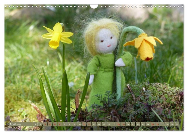 Produktbild: Zu Besuch bei den Wurzelkindern und anderen kleinen Leuten (Wandkalender 2026 DIN A3 quer), CALVENDO Monatskalender