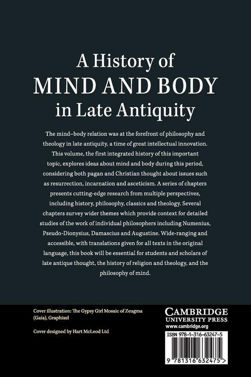 Produktbild: A History of Mind and Body in Late Antiquity