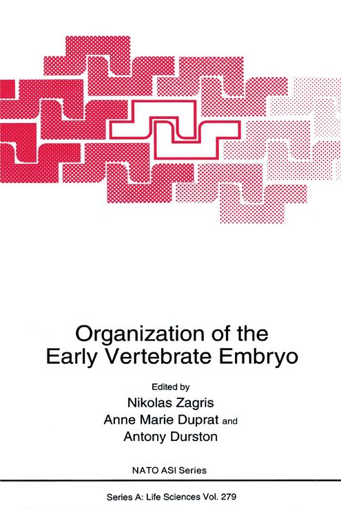 Produktbild: Organization of the Early Vertebrate Embryo