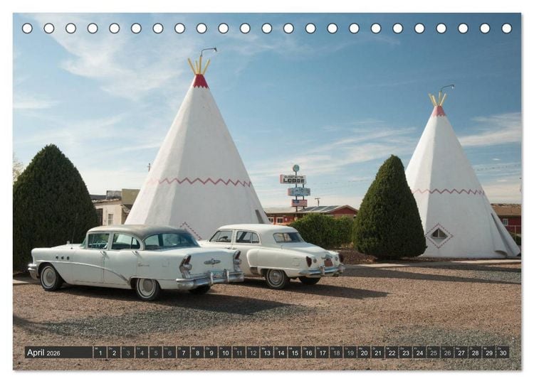 Produktbild: Route 66 (Tischkalender 2026 DIN A5 quer), CALVENDO Monatskalender