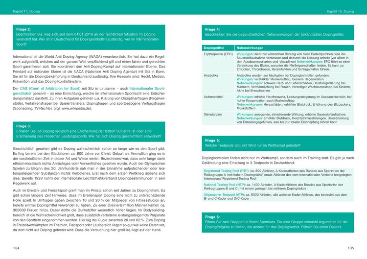Produktbild: Optimales Sportwissen -&nbsp;Lösungsbuch