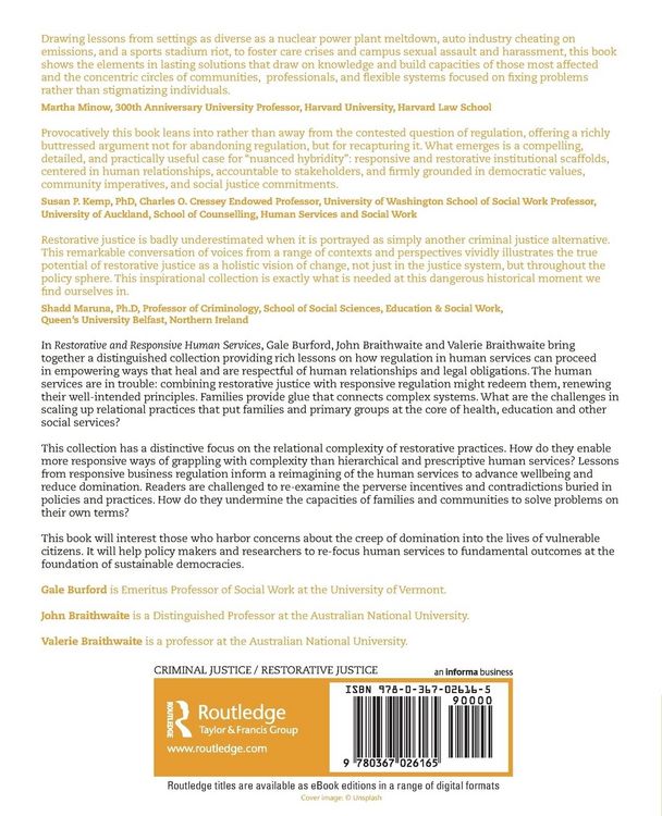 Produktbild: Restorative and Responsive Human Services