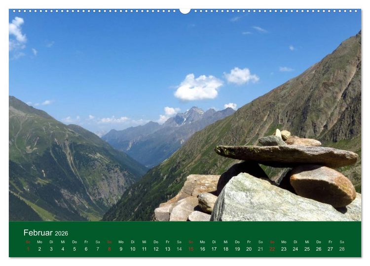 Produktbild: Stubaital (hochwertiger Premium Wandkalender 2026 DIN A2 quer), Kunstdruck in Hochglanz