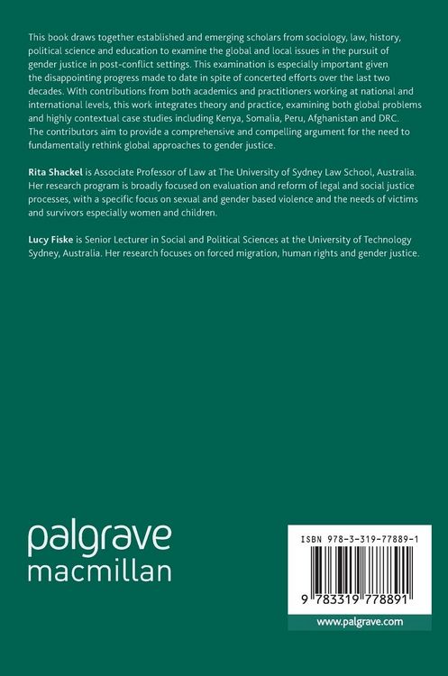 Produktbild: Rethinking Transitional Gender Justice