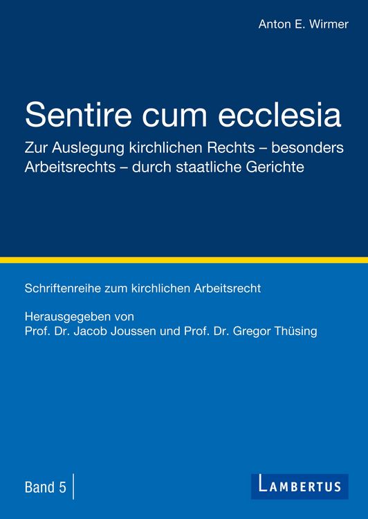 Produktbild: Sentire cum ecclesia