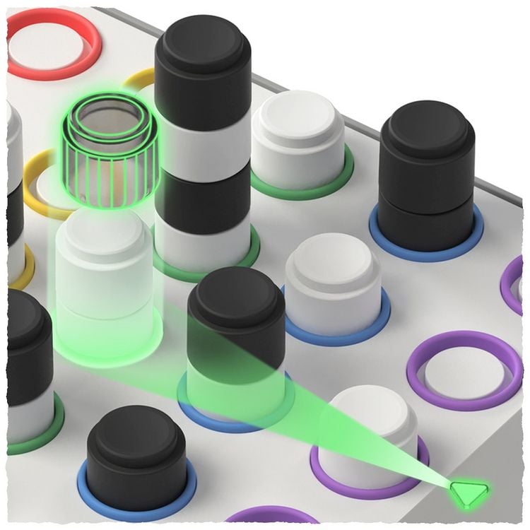 Produktbild: GiiKER Smart Four Elektronisches 3D Vier-in-einer-Reihe Logikspiel f&uuml;r Kinder & Erwachsene