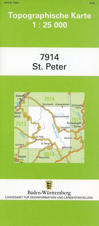 Produktbild: St. Peter 1 : 25 000