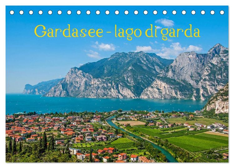 Produktbild: Gardasee - lago di Garda by Sascha Ferrari (Tischkalender 2026 DIN A5 quer), CALVENDO Monatskalender