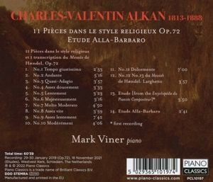 Produktbild: Alkan:11 Pieces Dans Le Style Religieux