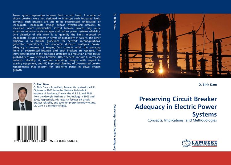 Produktbild: Preserving Circuit Breaker Adequacy in Electric Power Systems