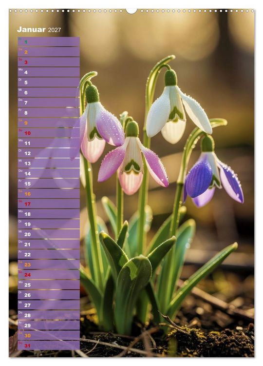 Produktbild: Bunte Farben der Natur (hochwertiger Premium Wandkalender 2027 DIN A2 hoch), Kunstdruck in Hochglanz