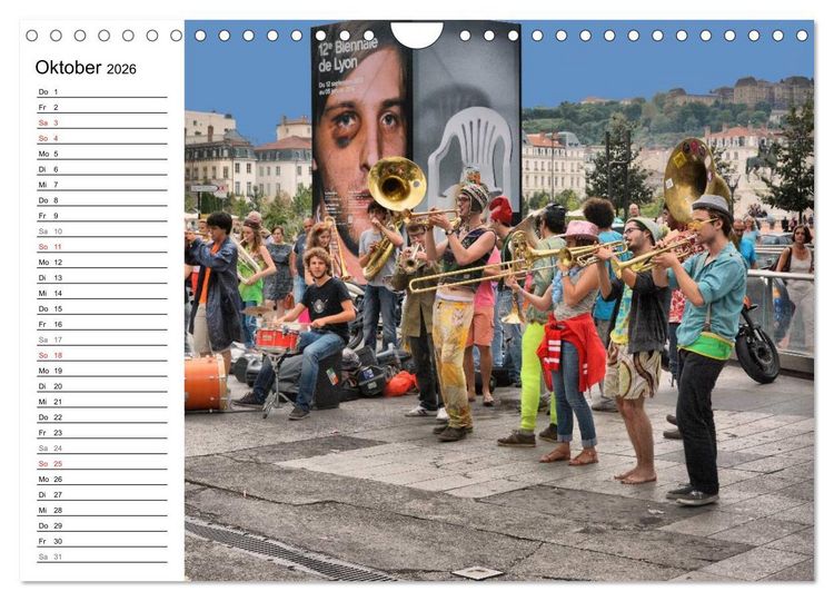 Produktbild: Frankreichs gro&szlig;e St&auml;dte - Lyon (Wandkalender 2026 DIN A4 quer), CALVENDO Monatskalender