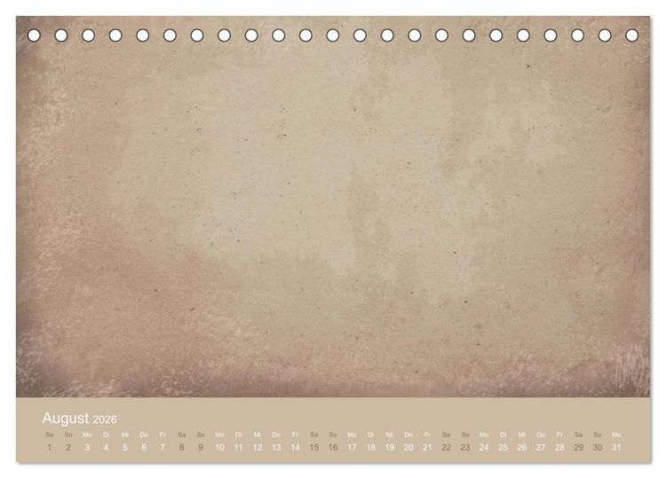 Produktbild: Vintage DIY Bastel-Kalender (Tischkalender 2026 DIN A5 quer), CALVENDO Monatskalender