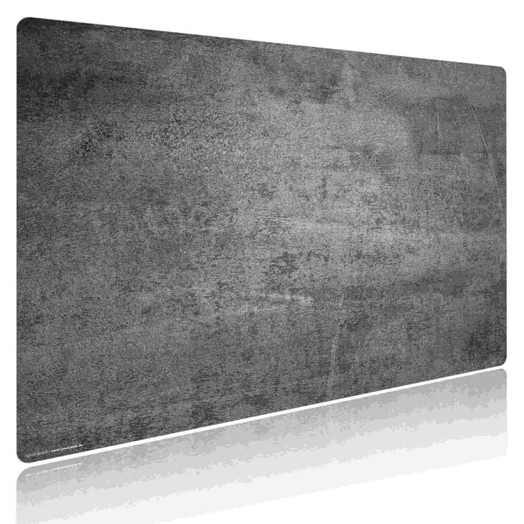 Produktbild: Cover-your-desk Schreibtischunterlage f&uuml;r Kinder und Erwachsene Stahlplatte Metalloptik, aus hochwertigem Vinyl , 60 x 40 cm