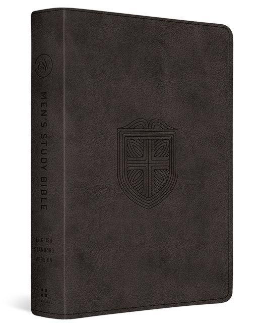 Produktbild: ESV Men's Study Bible (Trutone, Charcoal, Shield Design)
