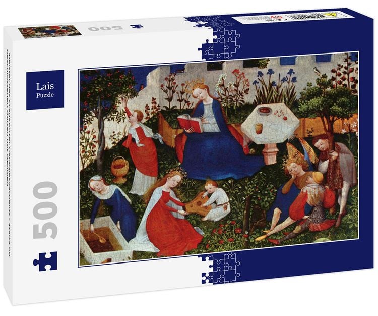 Produktbild: Lais Puzzle Meister des Frankfurter Paradiesg&auml;rtleins - Maria im beschlossenen Garten mit Heiligen 500 Teile