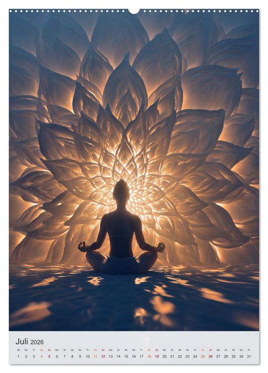 Produktbild: Spirituelle Reise (Wandkalender 2026 DIN A2 hoch), CALVENDO Monatskalender