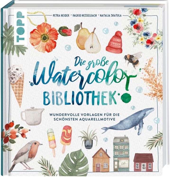 Produktbild: Die gro&szlig;e Watercolor Bibliothek