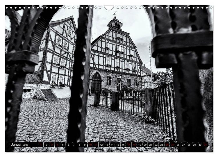Produktbild: Ein Blick auf Homberg an der Efze (Wandkalender 2026 DIN A3 quer), CALVENDO Monatskalender