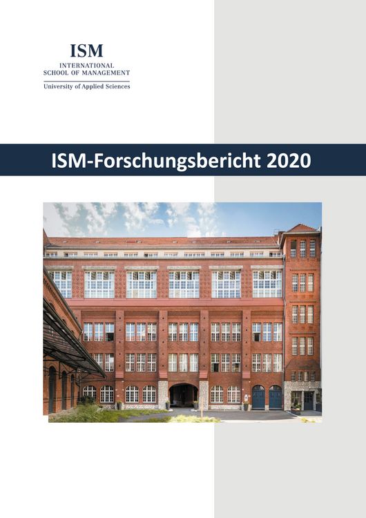 Produktbild: ISM-Forschungsbericht 2020