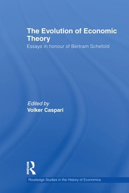 Produktbild: The Evolution of Economic Theory