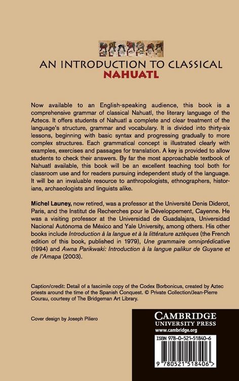 Produktbild: An Introduction to Classical Nahuatl