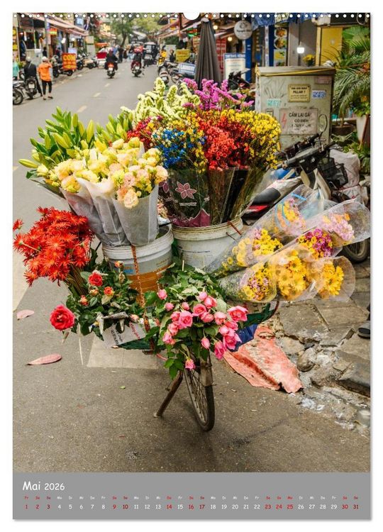 Produktbild: Vietnam Alltag, Farben, Geschichte (Wandkalender 2026 DIN A2 hoch), CALVENDO Monatskalender