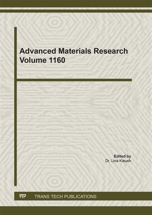 Produktbild: Advanced Materials Research Vol. 1160