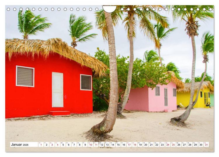 Produktbild: Karibische Momente - Eine Reise ins tropische Paradies (Wandkalender 2026 DIN A4 quer), CALVENDO Monatskalender