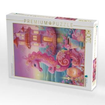 Produktbild: CALVENDO Puzzle EIn Seepferdchen am gedeckten Tisch | 1000 Teile Lege-Gr&ouml;&szlig;e 64x48cm Foto-Puzzle f&uuml;r gl&uuml;ckliche Stunden